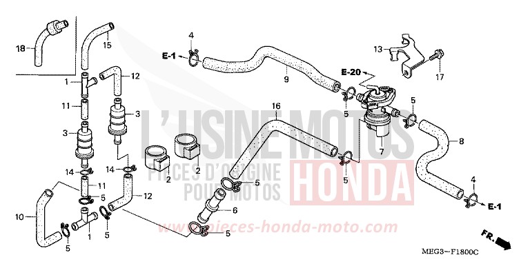 LUFTEINSPRITZSTEUERUNG VENTIL von Shadow Aero GRAPHITE BLACK (NHB01) von 2006